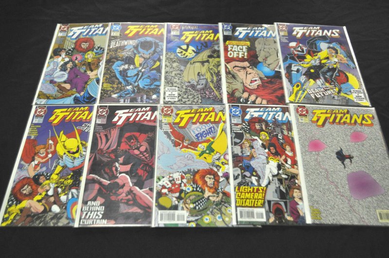 TEAM TITANS #1-24 (9.0-9.2) DC MODERN LOT COMPLETE RUN 28 ISSUES TOTAL 1992