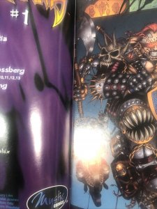 Araknis (1996) # 1 (FN/VF) Triple Signed • Mystic Comics • Michael Ortiz • Rix