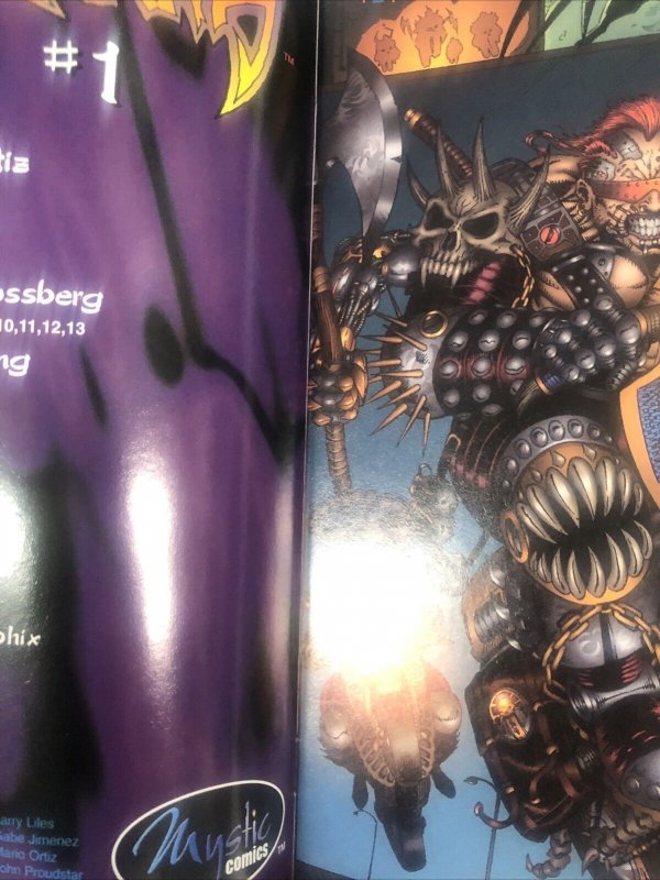 Araknis (1996) # 1 (FN/VF) Triple Signed • Mystic Comics • Michael Ortiz • Rix