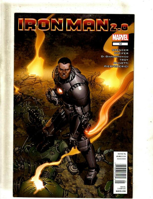 14 Comics Iron Man 2.0 # 1 2 4 (2) 10 11 12 + International # 1 2 3 4 5 6 7 MF22