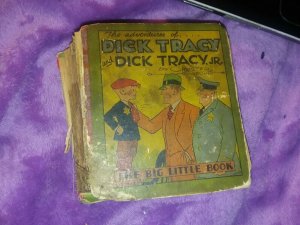 Adventures of Dick Tracy and Dick Tracy, Jr. The big Little Book. 1933 fair cond