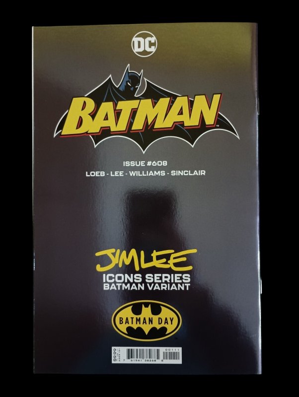 Batman #608 DC Batman Day 2023 Jim Lee Icon Series Foil Variant DC Comics VF