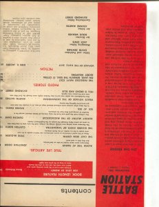 Battle Station #1 11/1961-1st issue- pulp thrills-cheesecake-Steve McQueen-VF+