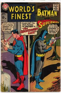 World's Finest Comics #171 (1967) Superman and Batman and Robin