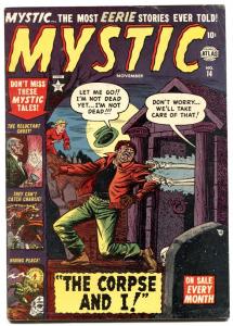 Mystic #14-1952-atlas-horror cover-zombie-guillotine