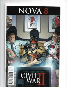 NOVA #8 MARVEL CIVIL WAR REENACTMENT RANEY VARIANT NM FIRST PRINT 2016  nw15