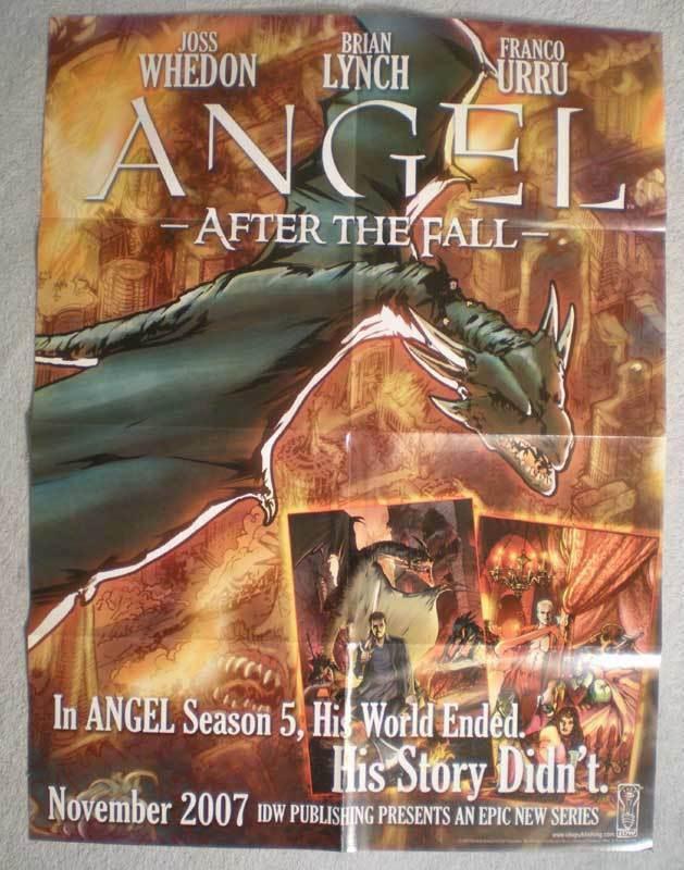 ANGEL AFTER THE FALL Promo Poster, 18x24, 2007, Unused, more in our  store