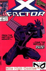 X-FACTOR (1986 Series)  (ORIGINAL X-MEN) #47 Fine Comics Book 