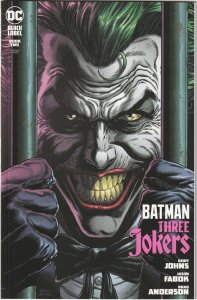 BATMAN THREE JOKERS # 2 BEHIND BARS VARIANT COVER DC NM PRESTIGE FORMAT [T1]