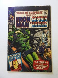 Tales of Suspense #81 (1966) VG condition moisture damage