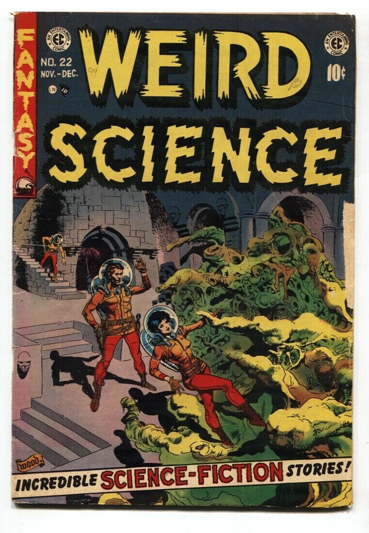 Weird Science #22 Sci-Fi comic book 1953- Wally Wood cover- EC golden Age  VG- | Comic Books - Golden Age, EC, Horror \u0026 Sci-Fi / HipComic, image size:761x1100