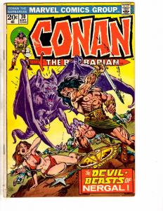 4 Conan The Barbarian Marvel Comic Books # 29 30 31 32 Red Sonja King Kull WI1