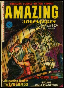 Amazing Adventures #3 1951- Saunders cover- Pre-code Horror G+