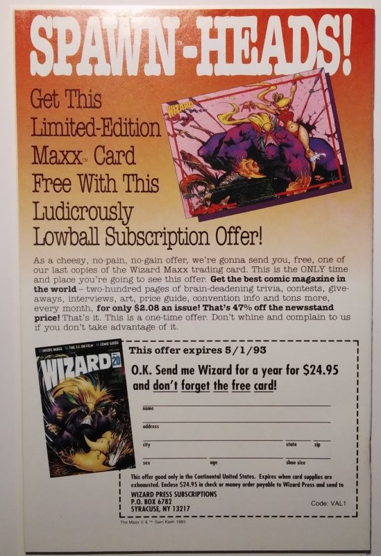 Spawn #8 Direct Edition (1993)