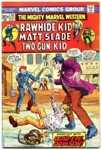 MIGHTY MARVEL WESTERN #26, 28, 37, FN, Rawhide Kid, Gunfights, more in store