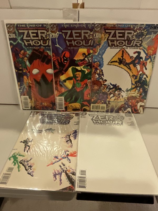 Zero Hour Complete Set 4-0 plus Sampler  9.0 (our highest grade)  1994