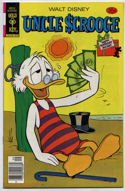 Uncle Scrooge #156 NM 9.4  (Gold  Key, 1978) ORIGINAL OWNER - UNREAD!