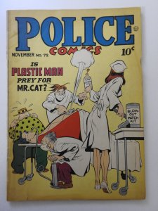 Police Comics #72 (1947) Sharp VG Condition!