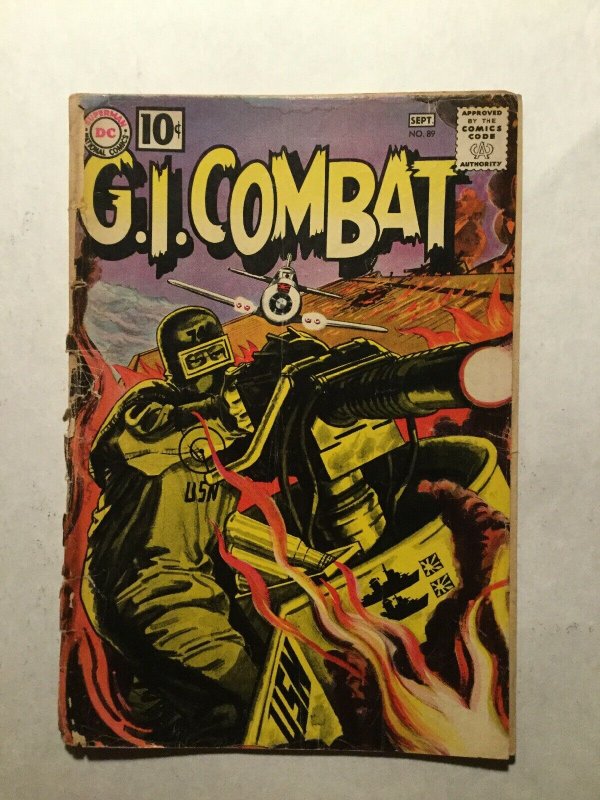 G.I. Combat 89 Good Gd 2.0 Cover Detached Dc Comics