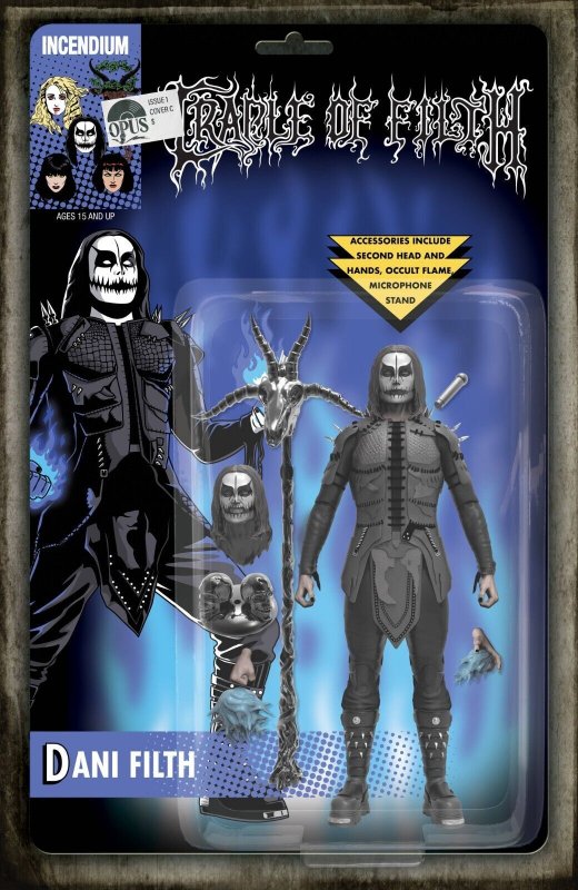 Cradle of Filth #2 1:10 Menton3 Variant Opus Comics 2022 EB26