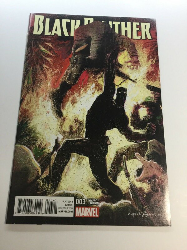 Black Panther 3 Baker Variant Nm Near Mint Marvel Comics