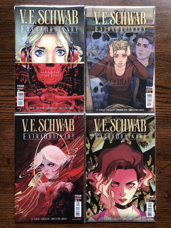 Extraordinary #0-3 NEW!! V.E. Schwab Titan Comics 2021