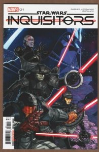 STAR WARS INQUISITORS #1 MARVEL 2024 NICK BRADSHAW MIAN COVER NM