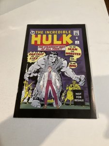 Incredible Hulk 1 Fn Fine 6.0 Legends Toybiz Reprint Marvel