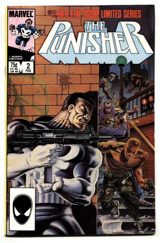 Punisher Limited Series #2 1986 2nd Issue Marvel VF/NM