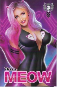 Miss Meow #7 Piper Rudich Neon Nice Variant Kickstarter Cover !!  NM