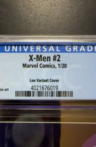 X-Men #2 Lee Cover (2020) CGC 9.8! WHITE PAGES! PSYLOCKE COVER!