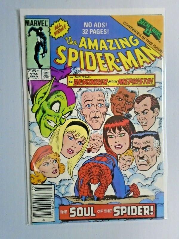 Amazing Spider-Man #274 - Newsstand - 1st Series - 5.0 - 1986