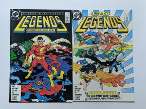 Legends #1-6 (DC) NM- 9.2 1st Amanda Waller New Suicide Squad Justice League 