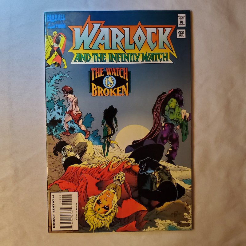 Warlock and the Infinity Watch 42 Very Fine+ Final issue