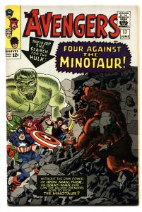 Avengers #17-1965-marvel comic book capt america-hawkeye-hulk-VF/NM