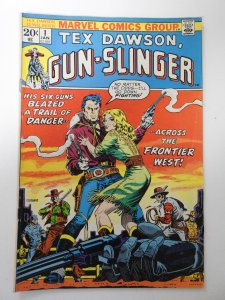 Tex Dawson, Gun-Slinger (1973) VG Condition moisture stain