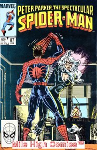 PETER PARKER (1976 Series)  (SPECTACULAR SPIDER-MAN) #87 Very Good Comics Book 