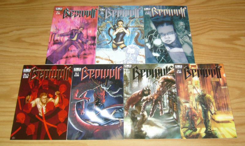Beowulf #1-7 VF/NM complete series BRIAN AUGUSTYN 2005 speakeasy set comics