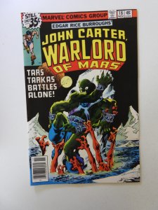 John Carter Warlord of Mars #18 (1978) VF condition