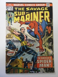 Sub-Mariner #69 (1974) GD+ Condition MVS intact! moisture damage, rusty staples