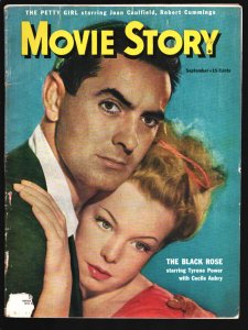 MAG: Movie Story 9/1950-Petty Girl-story with pin-up pix in poses like Geor...