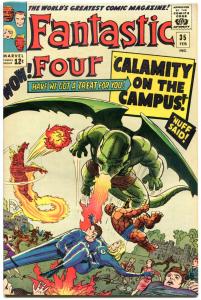 FANTASTIC FOUR #35, VF+, Dragon Man, Jack Kirby, 1961, more FF in store, QXT 