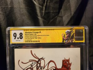 Absolute Carnage #5 - Signed Ryan Stegman & Donny Cates (CGC 9.8) 2020