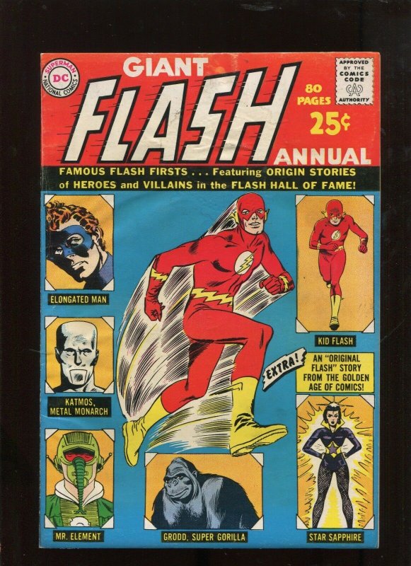 FLASH ANNUAL #1 (4.5) KEY ISSUE ORIGIN