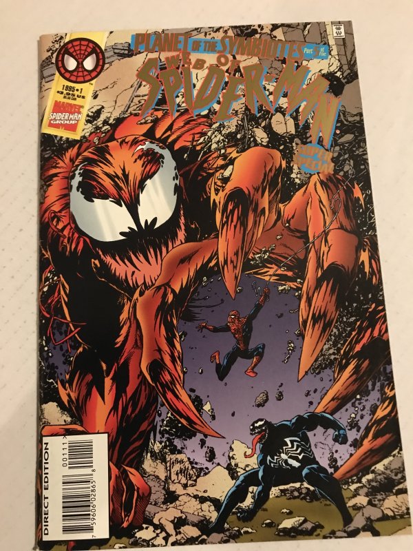 Web of Spider-Man Super Special #1 : Marvel 1995 NM-; Venom, Carnage, giant size