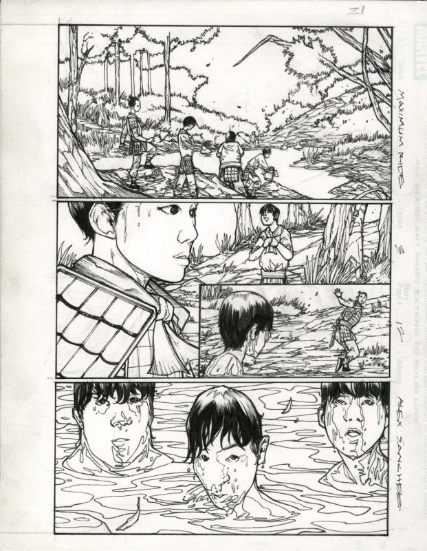 Mulan One Shot page 21 Published art by ALEX SANCHEZ Disney