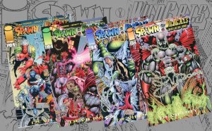 Spawn/WildC.A.T.S #1,2,3,4 Full Run 1-4 Alan Moore Image NM
