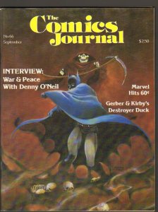 1981 Comics Journal Fanzine #66-Denny O'Neil Batman-Grade: 7.5/8.0 WH
