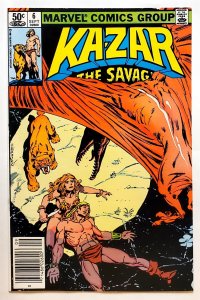 Ka-Zar the Savage #6 Newsstand (Sept 1981, Marvel) 6.0 FN