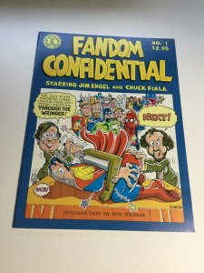 Fandom Confidential 1 Jim Engel Chuck Fiala Nm- Near Mint- Kitchen Sink Comix